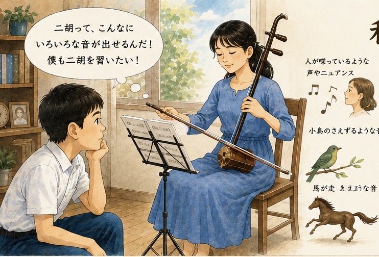 私が二胡を始めた理由】 50年前、あの夏休みが - 曽朴の二胡ブログ